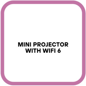 Mini Projector with WiFi 6