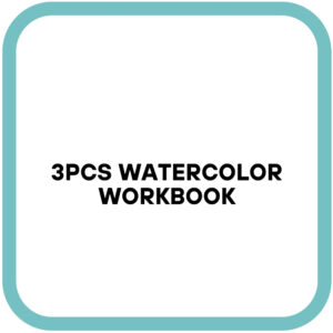 3Pcs Watercolor Workbook