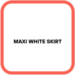 Maxi White Skirt