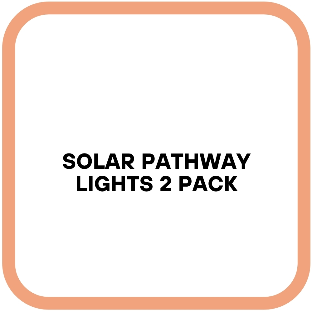 Solar Pathway Lights 2 Pack