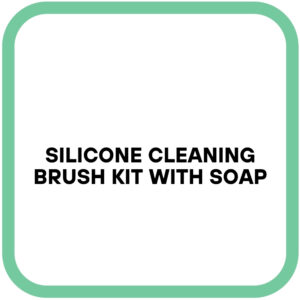 Silicone Cleaning Brush Kit with Soap