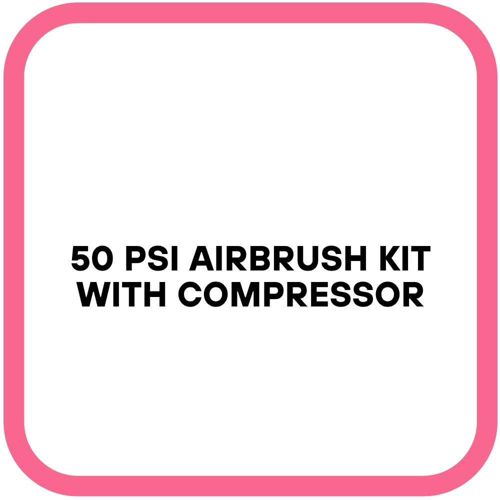 50 PSI Airbrush Kit with Compressor