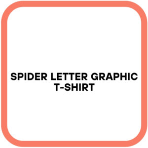Spider Letter Graphic T-Shirt