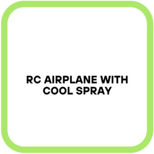 RC Airplane with Cool Spray