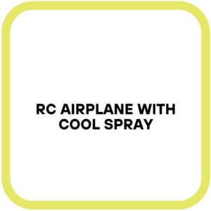 RC Airplane with Cool Spray