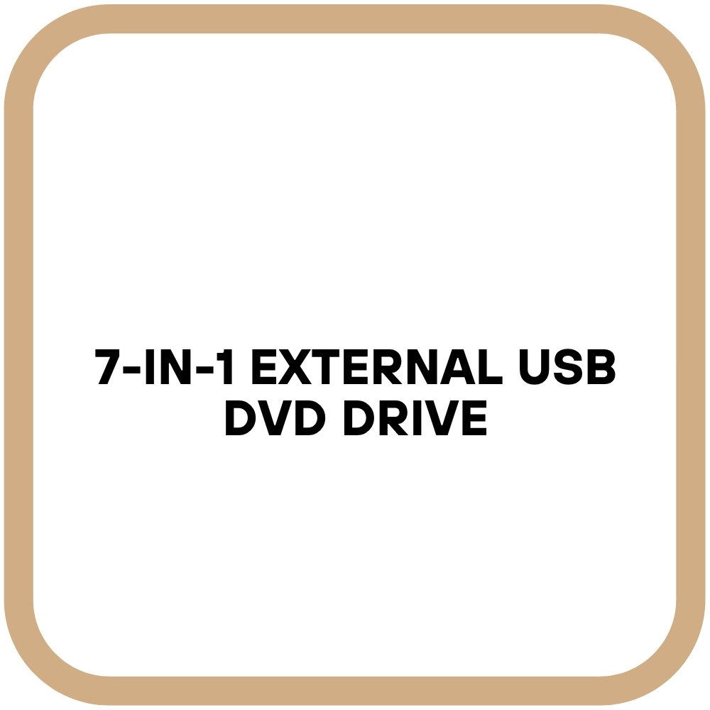 7-in-1 External USB DVD Drive