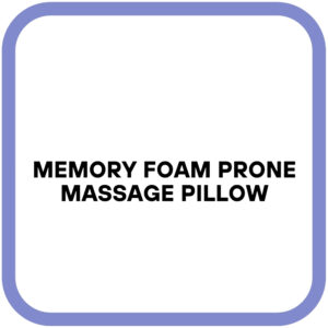 Memory Foam Prone Massage Pillow
