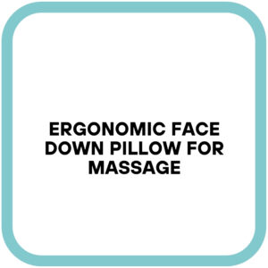 Ergonomic Face Down Pillow for Massage