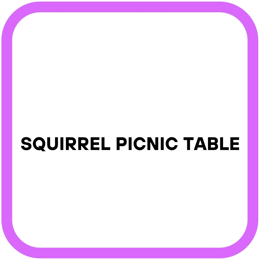 Squirrel Picnic Table