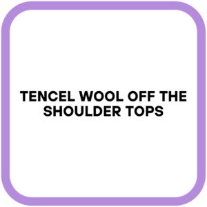 Tencel Wool Off The Shoulder Tops