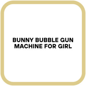 Bunny Bubble Gun Machine for Girl