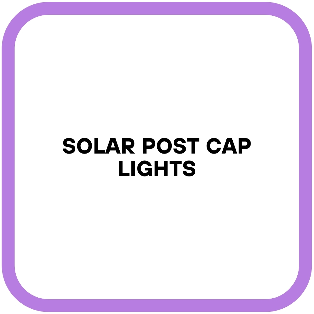 Solar Post Cap Lights