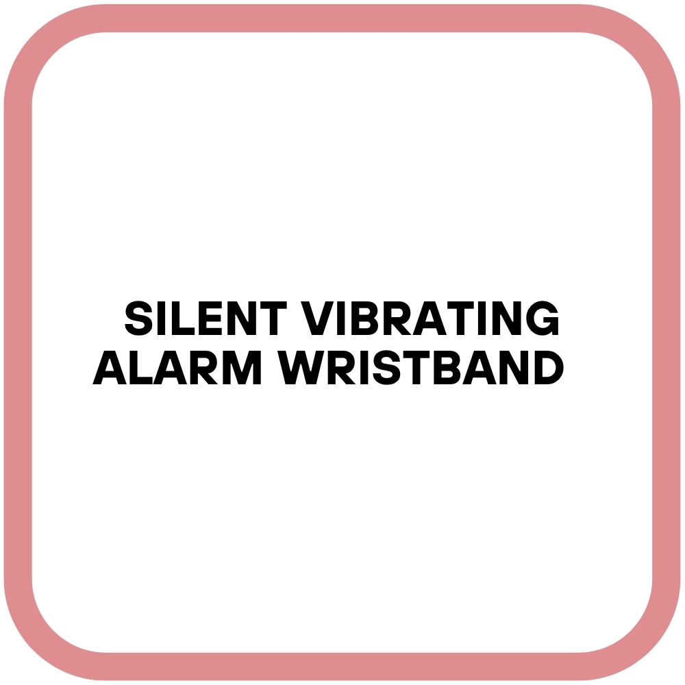 Silent Vibrating Alarm Wristband