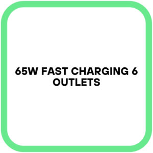 65W Fast Charging 6 Outlets