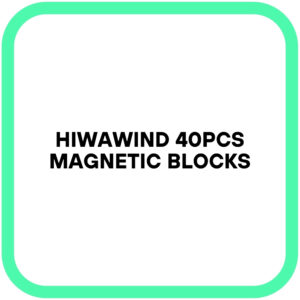 Hiwawind 40pcs Magnetic Blocks