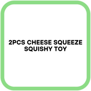 2Pcs Cheese Squeeze Squishy Toy