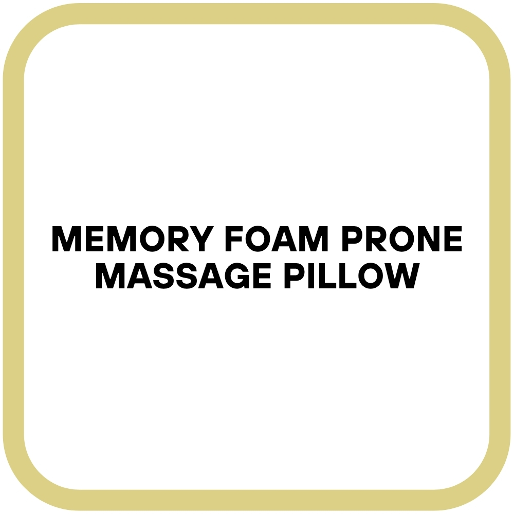 Memory Foam Prone Massage Pillow