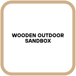 Wooden Outdoor Sandbox