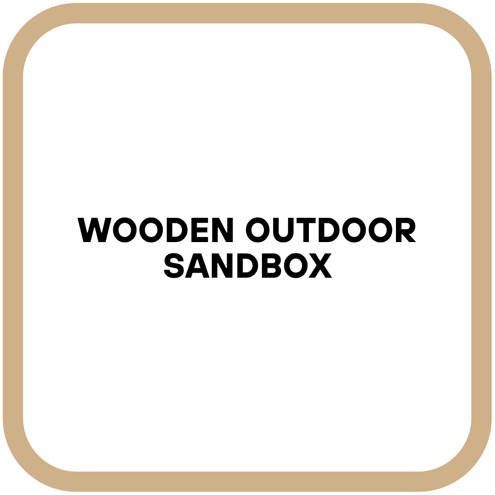 Wooden Outdoor Sandbox