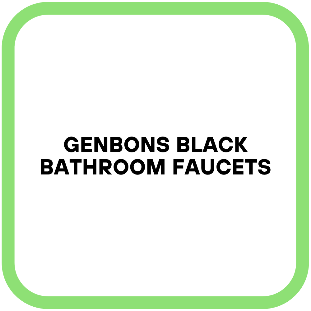 GENBONS Black Bathroom Faucets