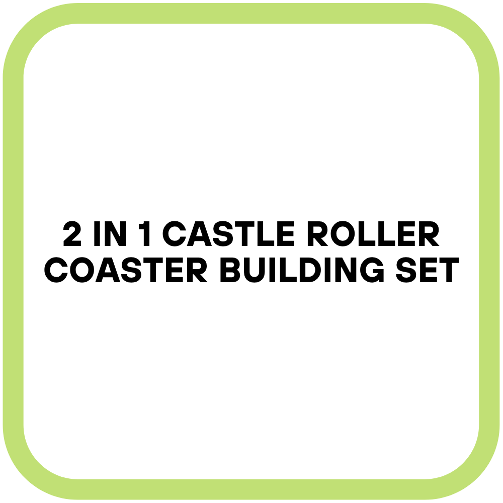 2 in 1 Castle Roller Coaster Building Set