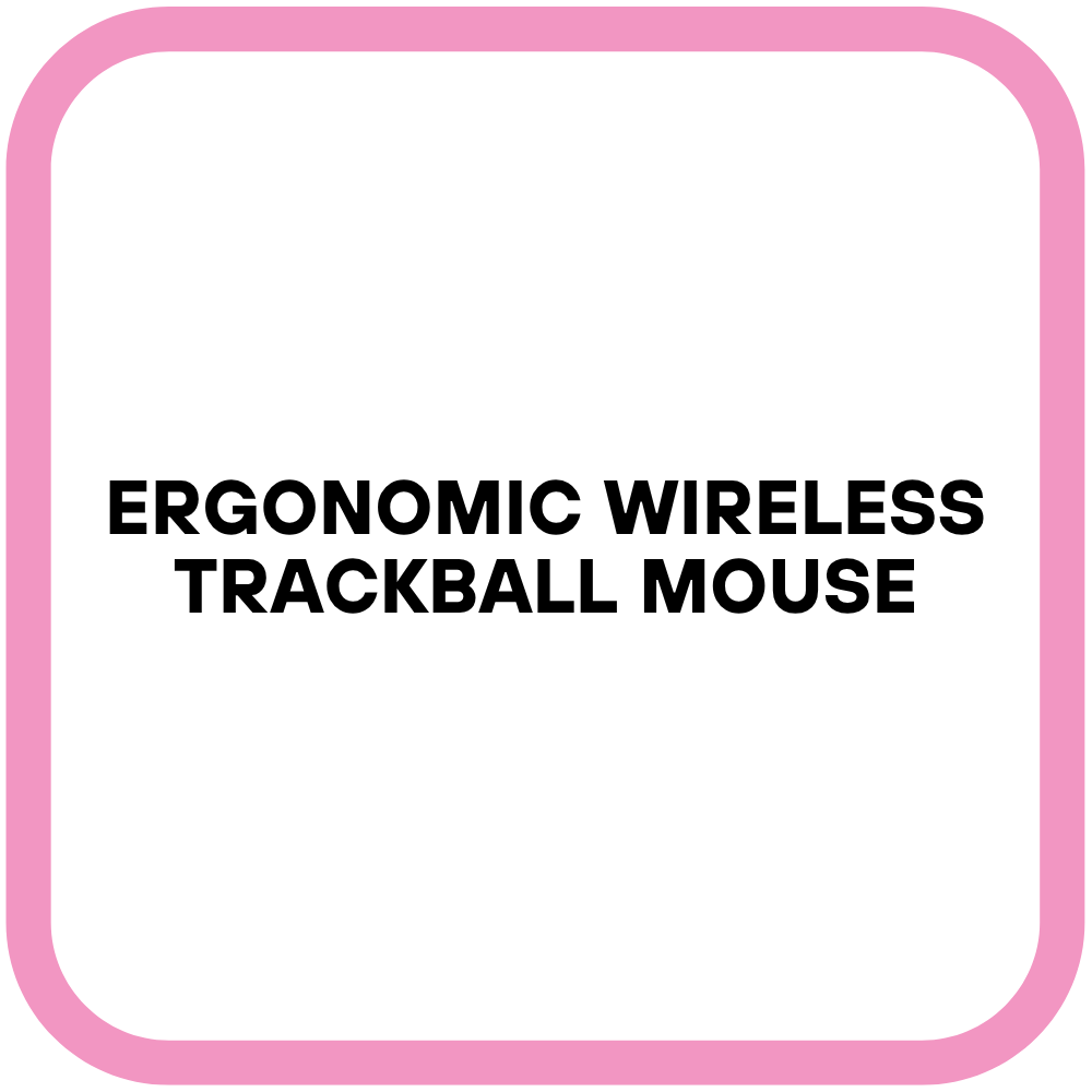 Ergonomic Wireless Trackball Mouse