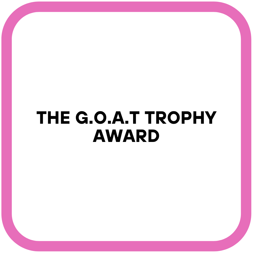 The G.O.A.T Trophy Award