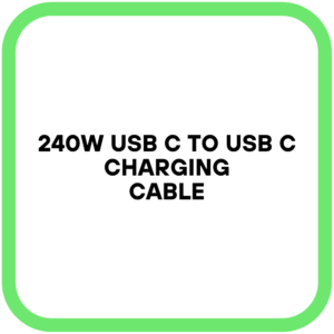 240W USB C to USB C Charging Cable