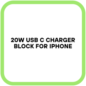 20W USB C Charger Block for iPhone