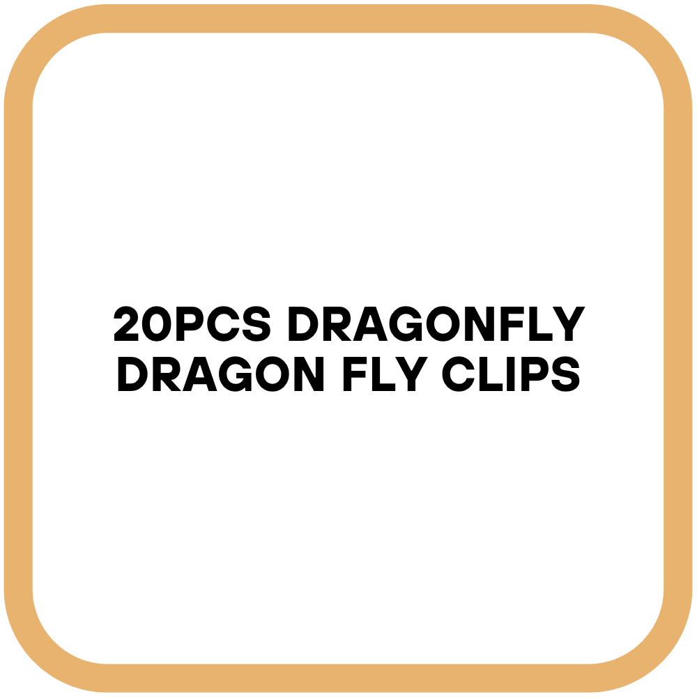 20Pcs Dragonfly Dragon Fly Clips