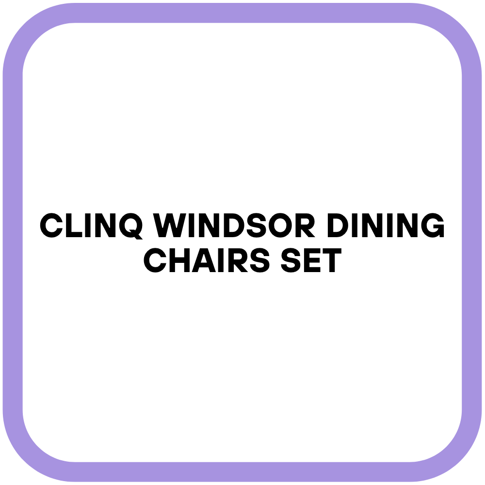 ClinQ Windsor Dining Chairs Set