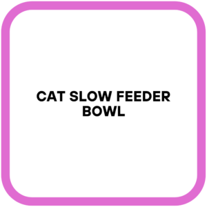 Cat Slow Feeder Bowl