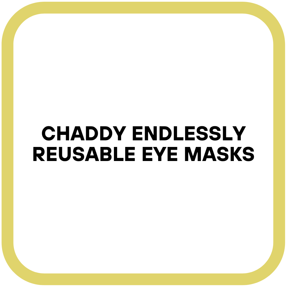 Chaddy Endlessly Reusable Eye Masks