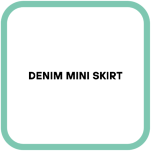 Denim mini Skirt