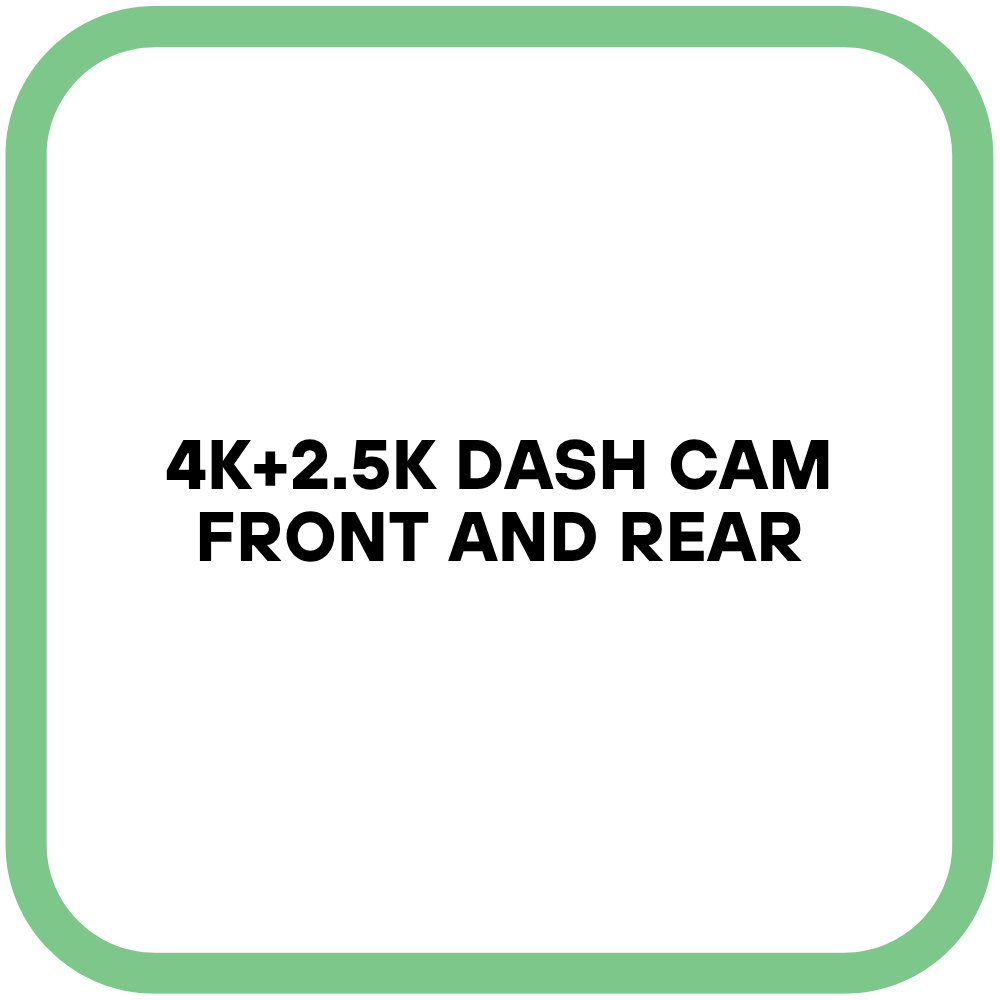 4K+2.5K Dash Cam Front and Rear