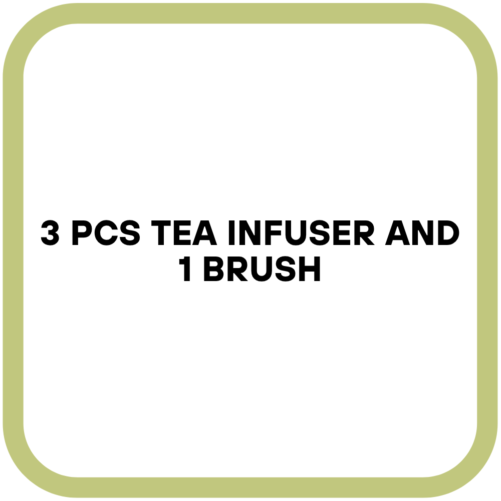 3 Pcs Tea Infuser and 1 Brush