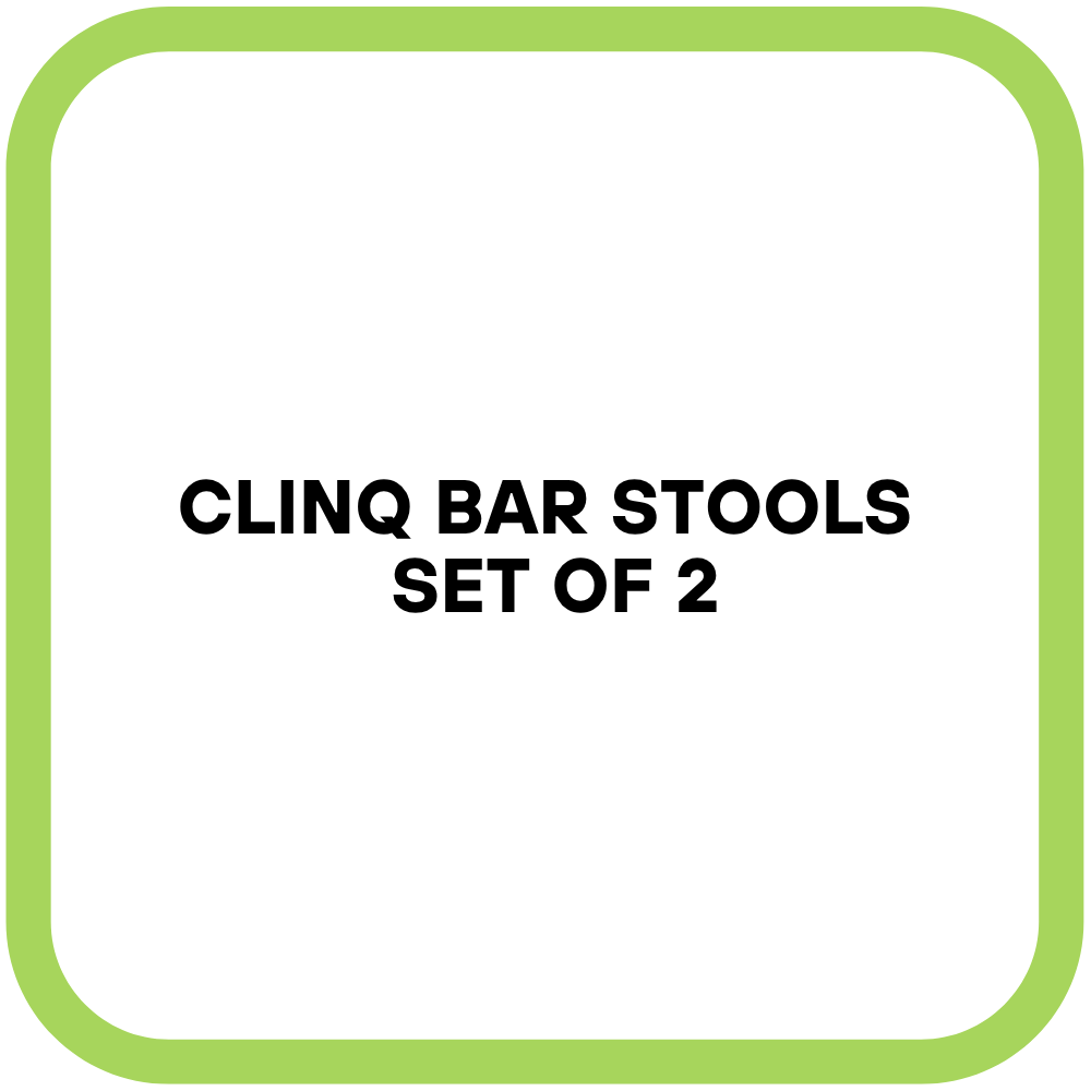 ClinQ Bar Stools Set of 2