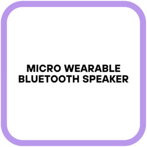 Micro Wearable Bluetooth Speaker