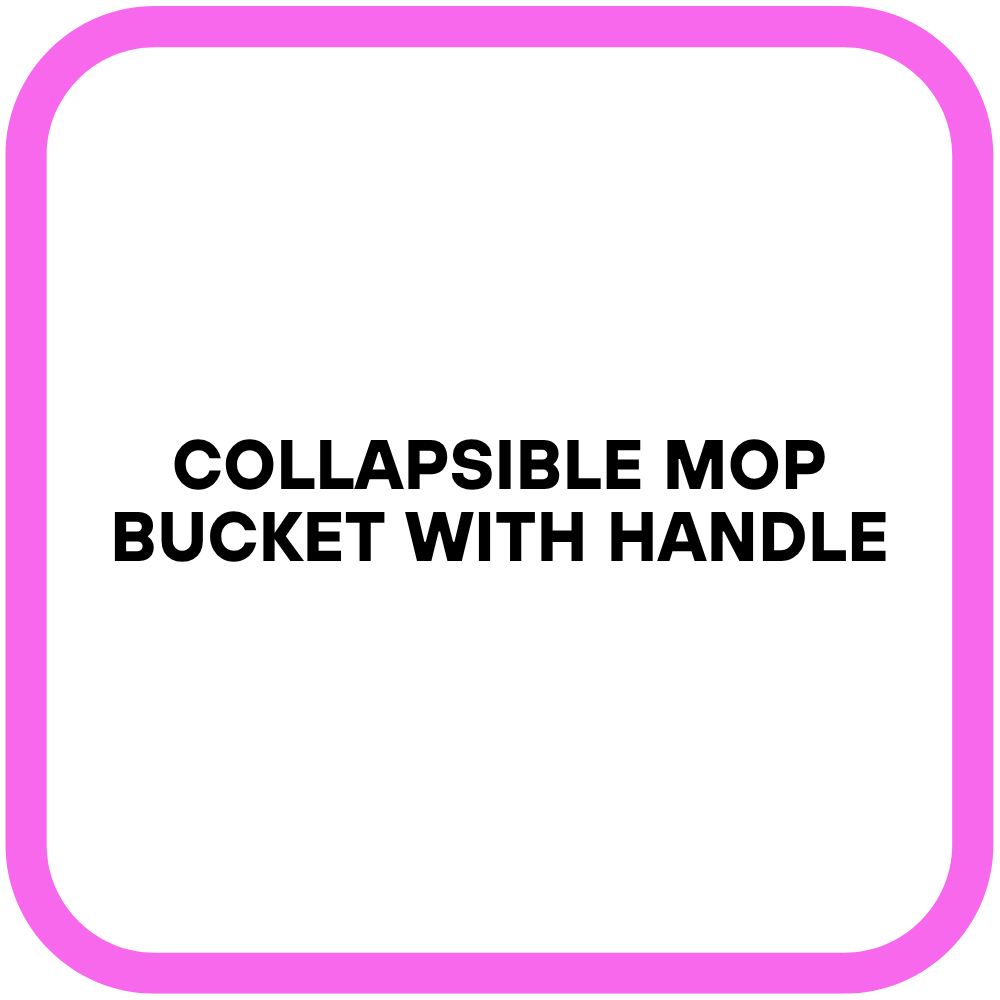 Collapsible Mop Bucket with Handle