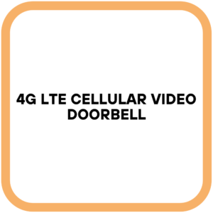4G LTE Cellular Video Doorbell