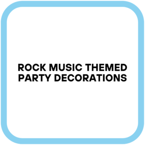 Rock Music Themed Party Decorations