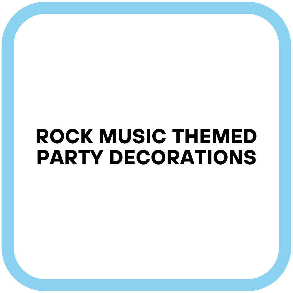 Rock Music Themed Party Decorations