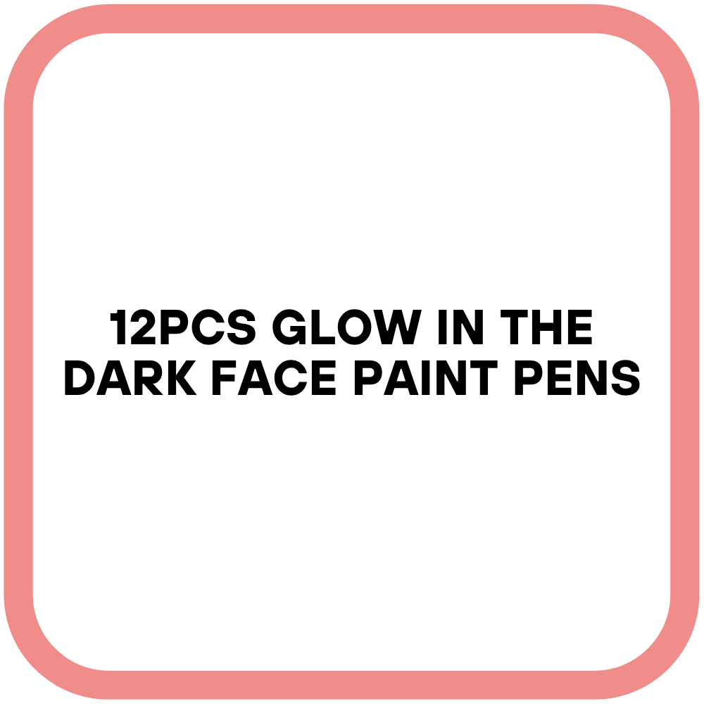 12PCS Glow in the Dark Face Paint Pens