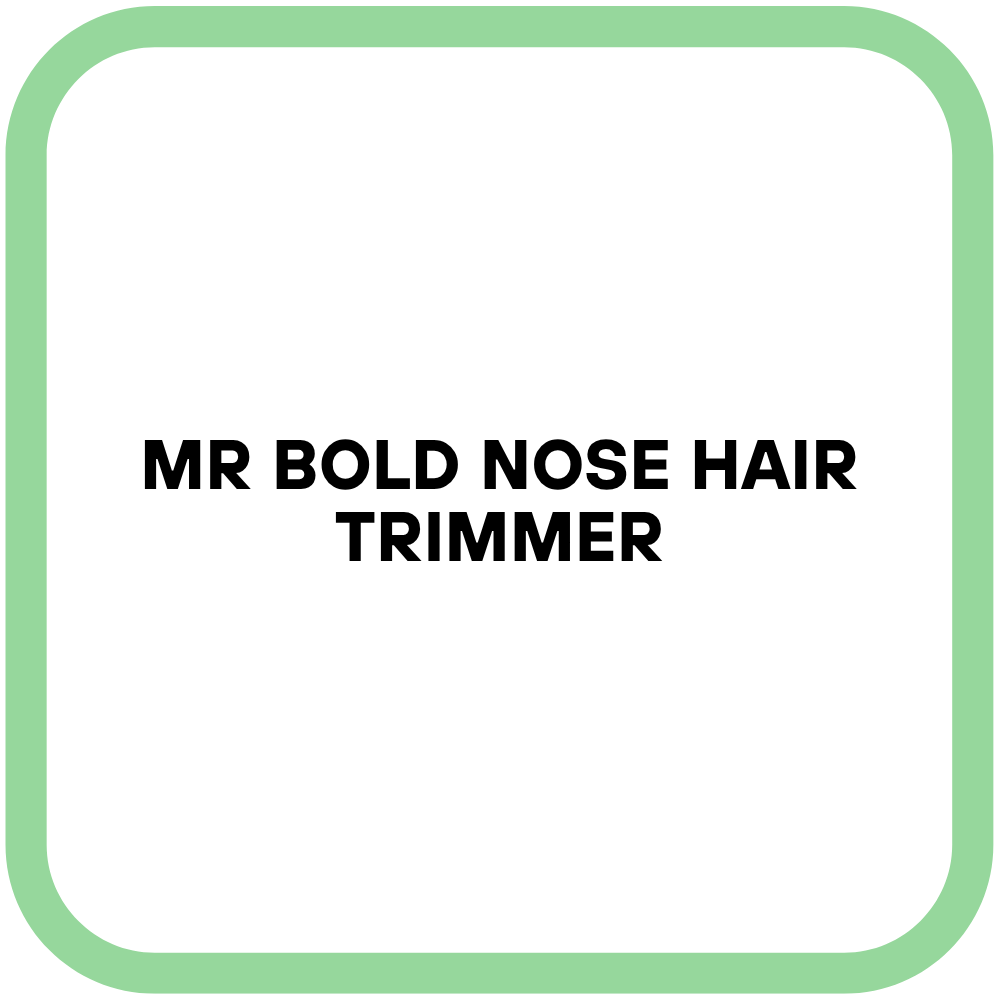 Mr Bold Nose Hair Trimmer