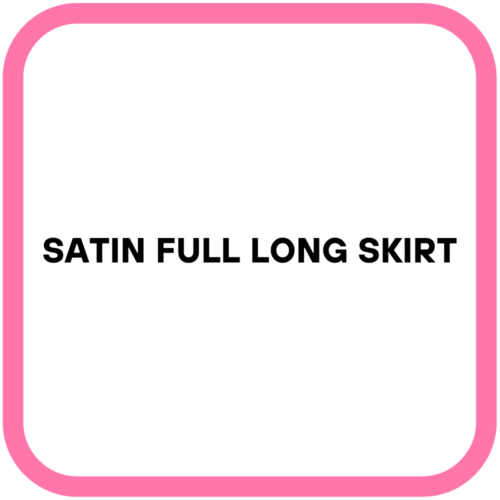 Satin Full Long Skirt