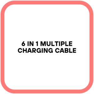 6 in 1 Multiple Charging Cable