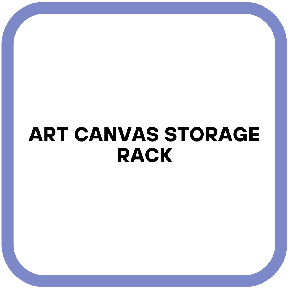 Art Canvas Storage Rack