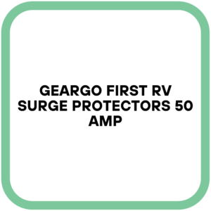 GEARGO First RV Surge Protectors 50 Amp