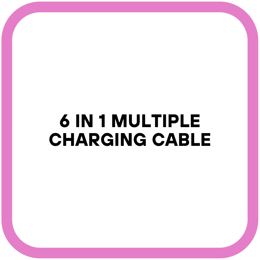 6 in 1 Multiple Charging Cable