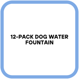 12-Pack Dog Water Fountain